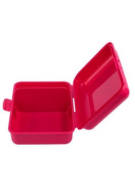 United Labels® Lunchbox Bibi und Tina Brotdose mit Trennwand Rot, Kunststoff (PP)