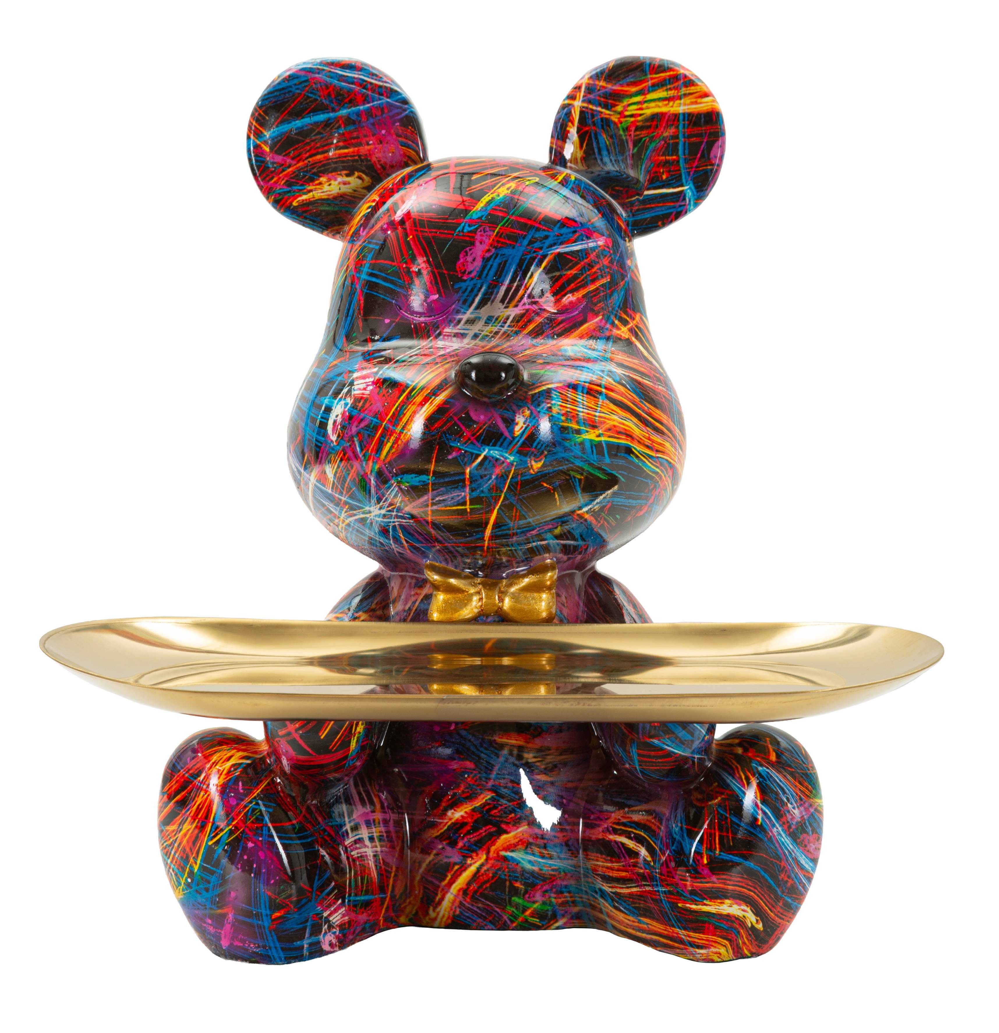 MF Skulptur Dekofigur Streetart Schalenbär Psyco Höhe 22,5cm (1 St)
