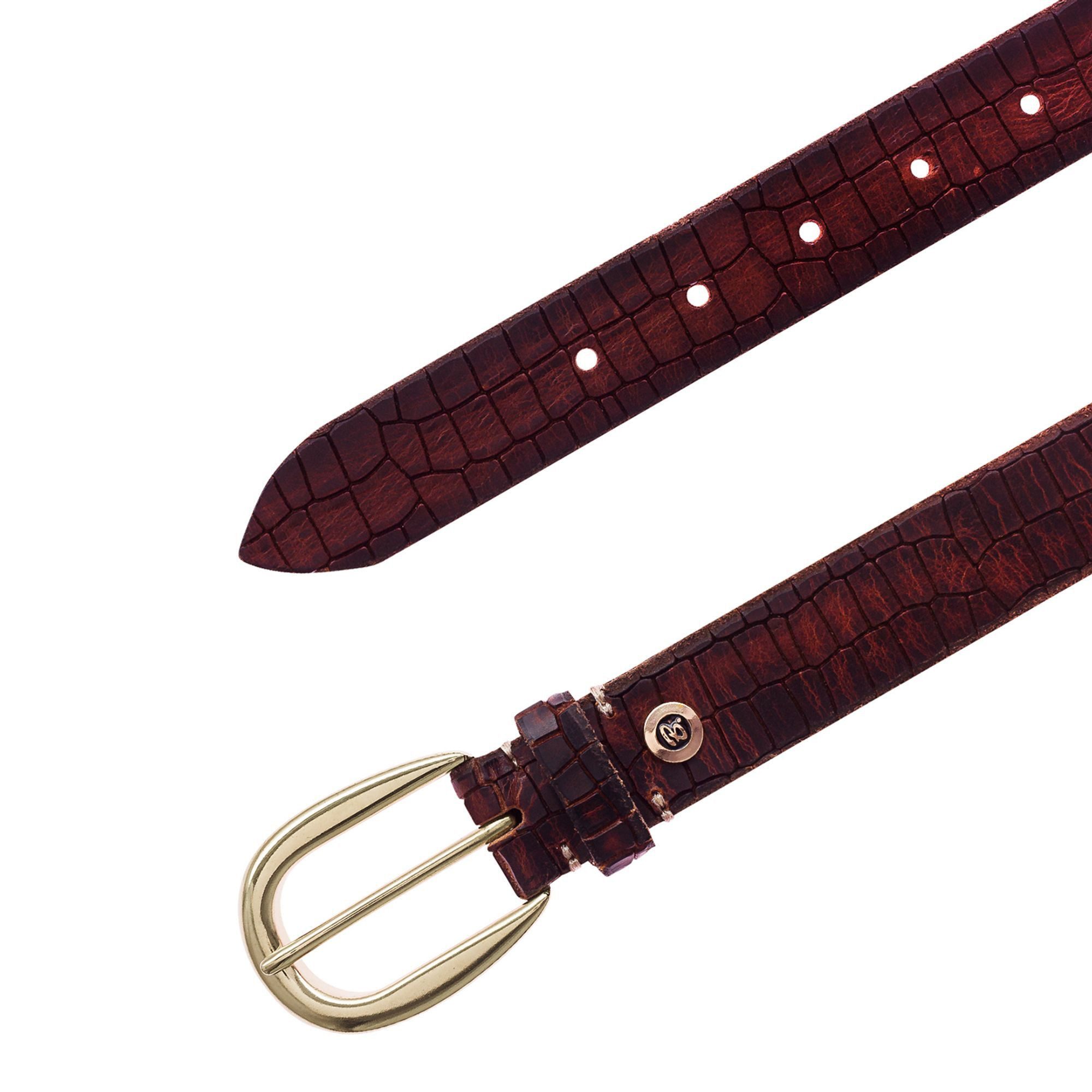 b.belt Ledergürtel Dornschließe günstig online kaufen