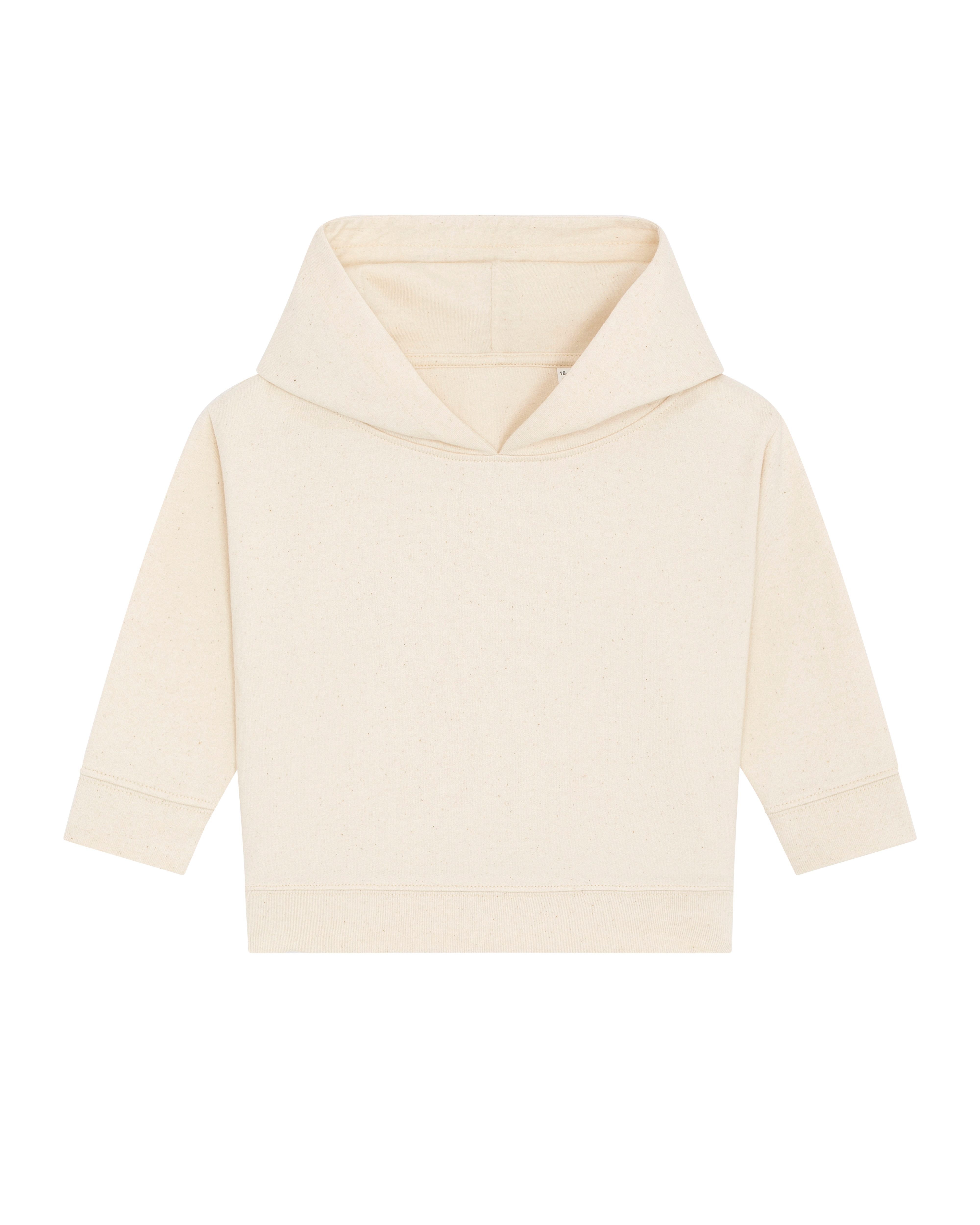 Sitztgut Hoodie Baby Hoodie aus Bio-Baumwolle (1-tlg) Doppellagige Kapuze und weiter Halsausschnitt