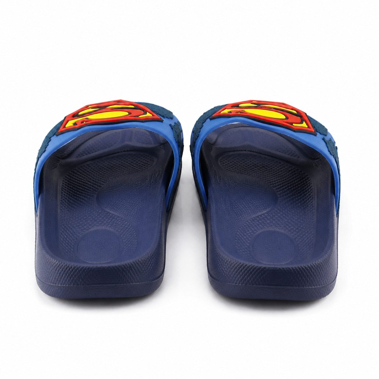 DC Comics Superman Jungen Kinder Sandalen - 3D Optik Sandale Gr. 25 bis 32