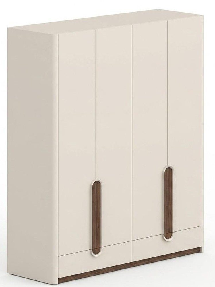 Xlmoebel Garderobenschrank Garderobenschrank Stil modern beige Schlafzimmer praktisch (1-tlg)