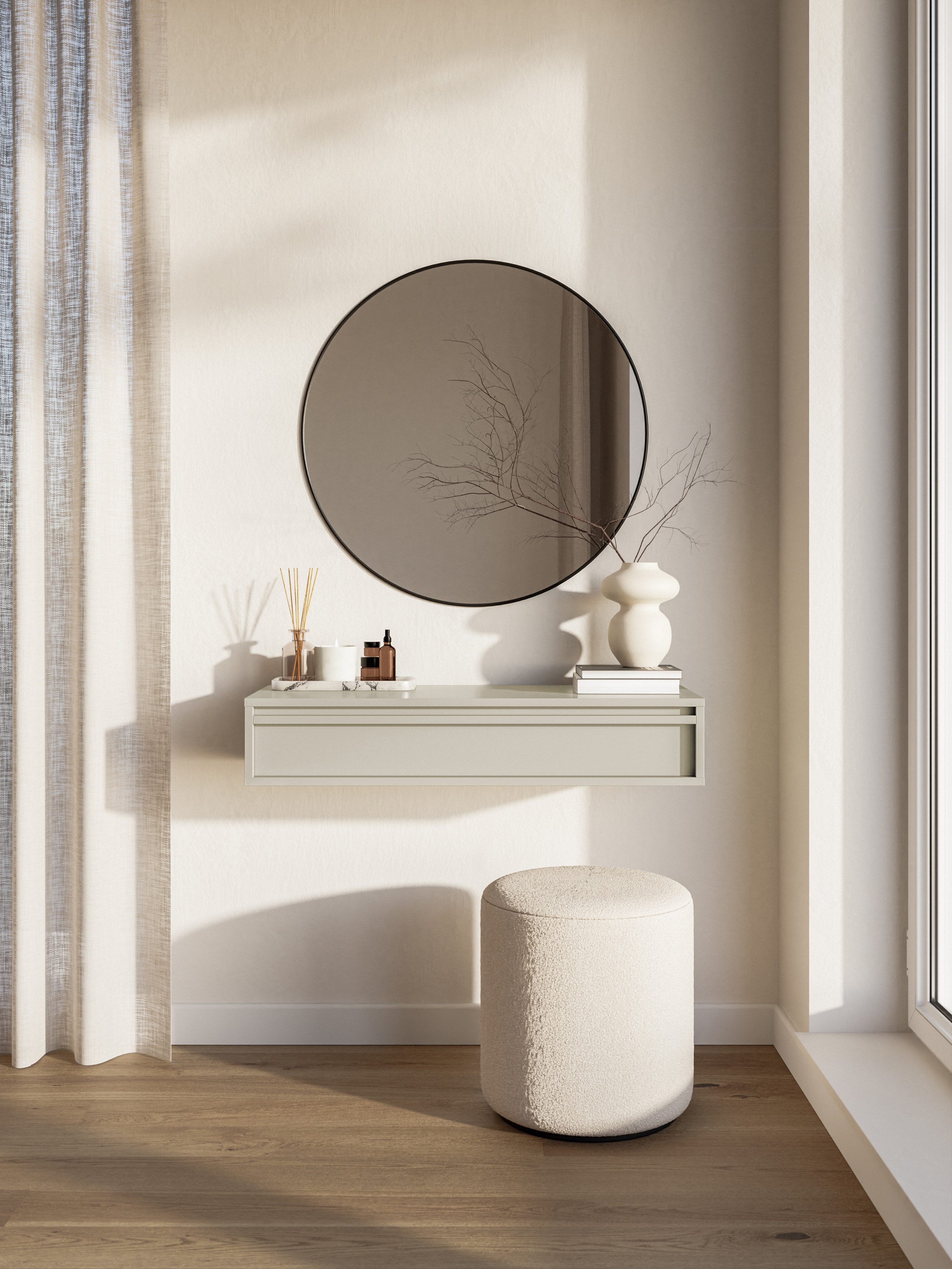 Selsey Konsolentisch EVO, hängend mit Schublade günstig online kaufen