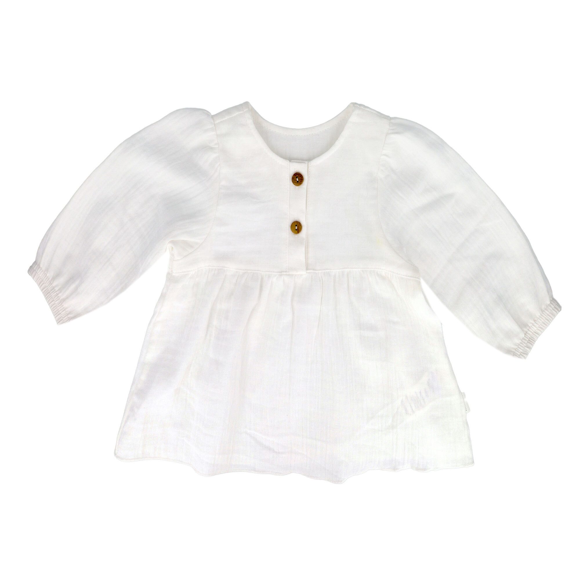 MAXIMO Shirtbluse GOTS BABY GIRL-Bluse langer Ärmel, Musselin (1-tlg)