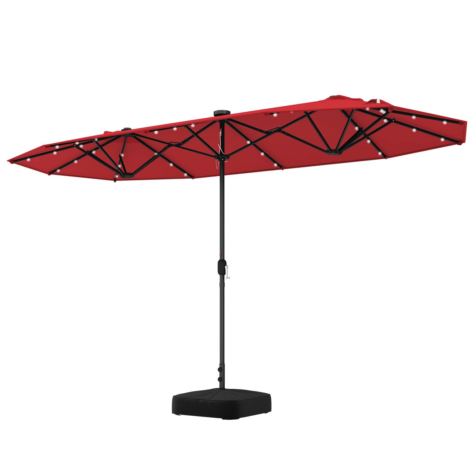 COSTWAY Sonnenschirm, 400 x 200 cm, günstig online kaufen