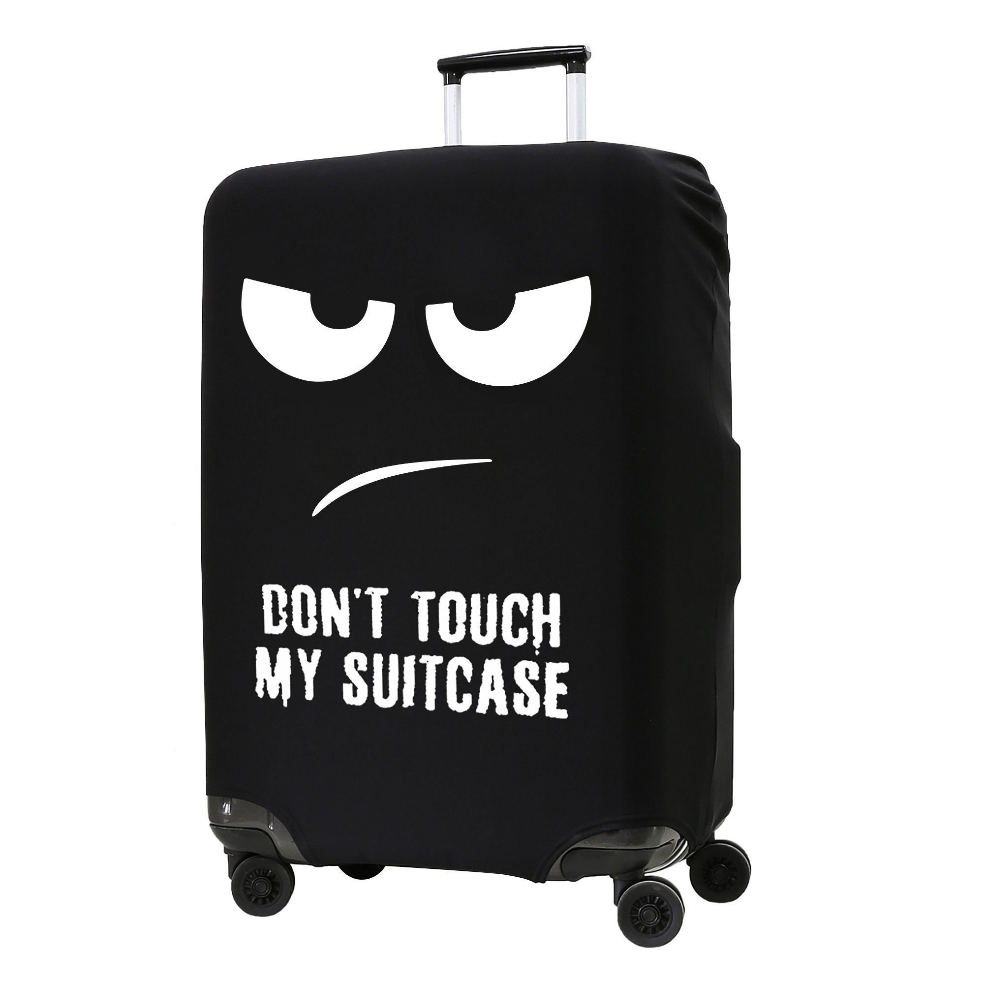 kwmobile Kofferhülle, Koffer Hülle - Elastische Kofferschutzhülle mit  Reißverschluss - Reisekoffer Überzug Case - Größe: für Koffer (XL) - Don't  touch my Suitcase Design online kaufen | OTTO