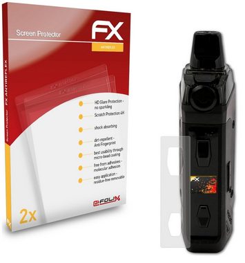 atFoliX Schutzfolie für Geekvape Aegis Boost, (2 Folien), Entspiegelnd und stoßdämpfend