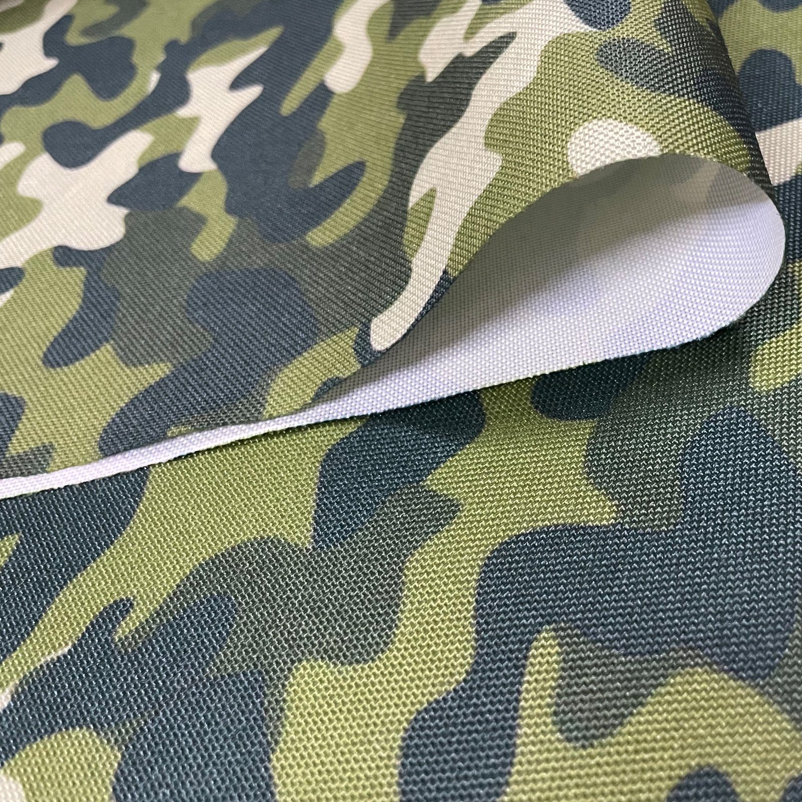 FORTISLINE Stoff Polsterstoff Polyester Wasserfest mit Motiv "CAMO"