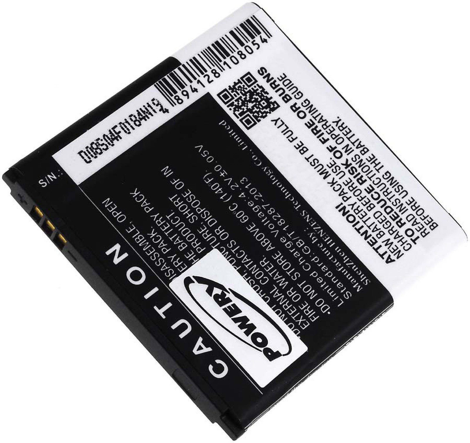 Powery Akku für Wiko Sunset 2 Smartphone-Akku 1200 mAh (3.7 V)