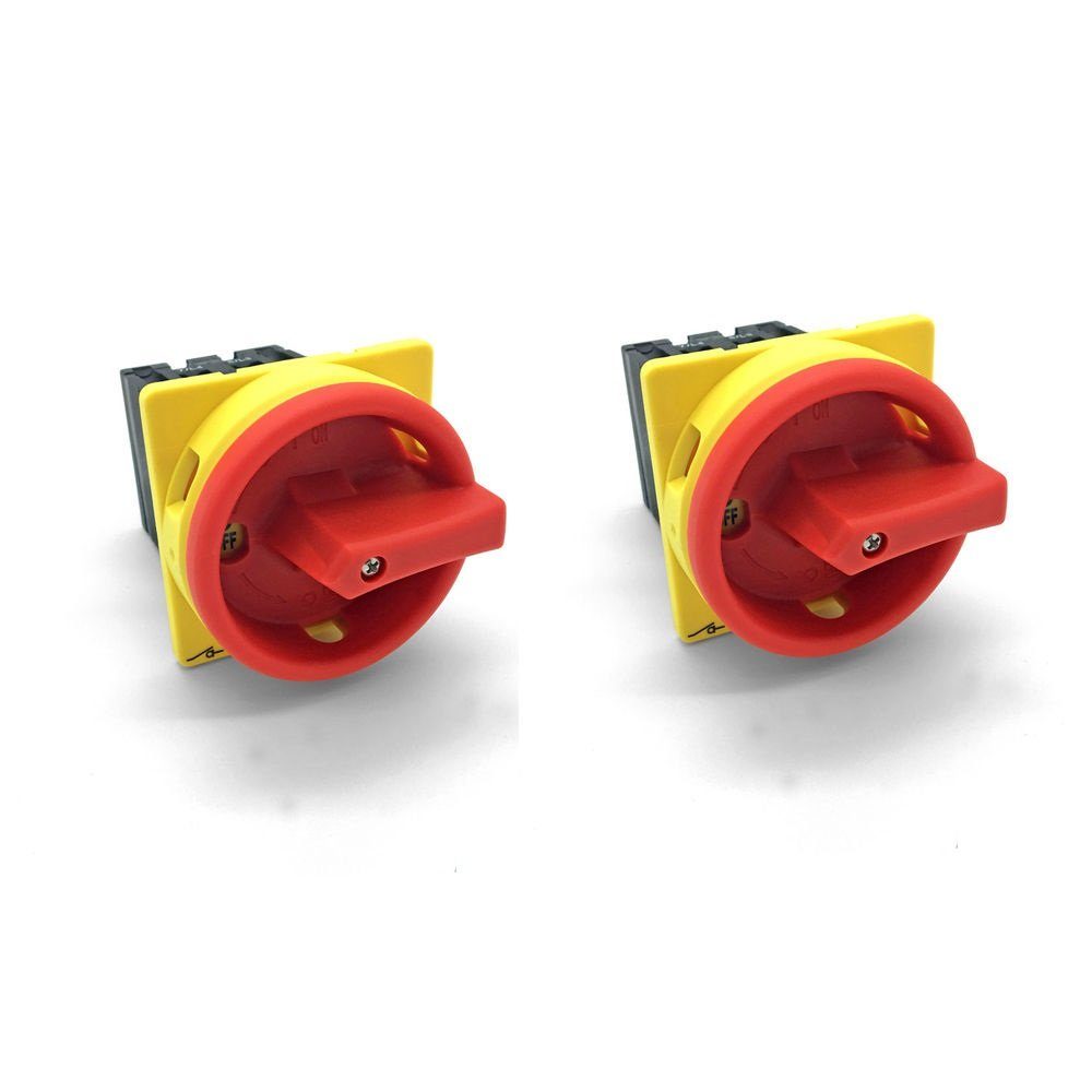 ARLI Schalter 2x ARLI Hauptschalter 16A 4-polig Fronteinbau 4P16A-E (2-St)