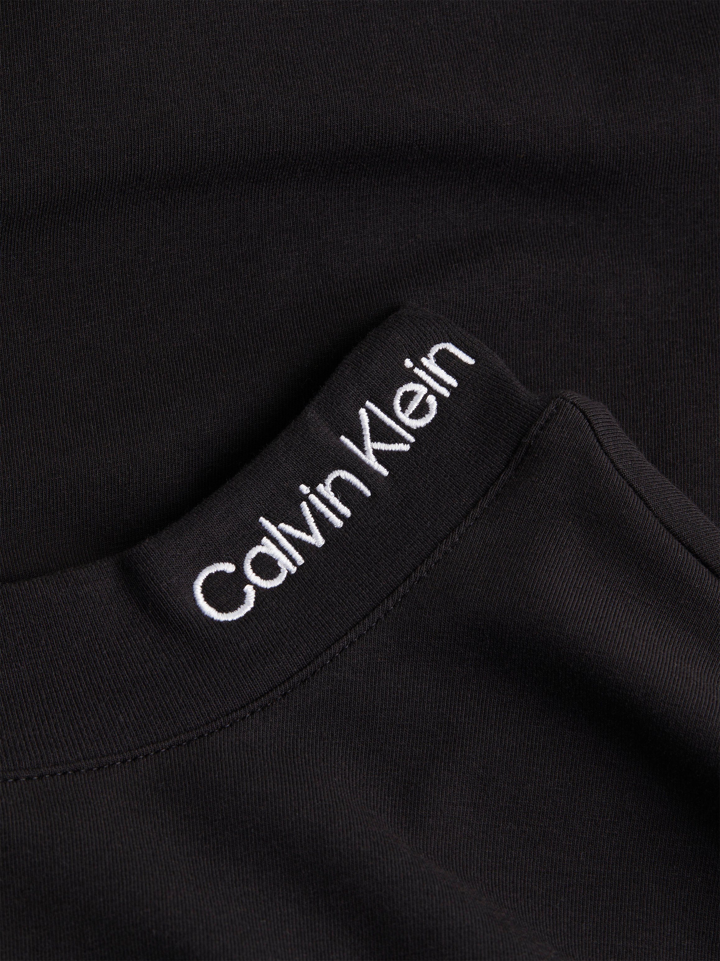 Calvin Klein Big&Tall Langarmshirt NECK T-SHIRT LS BT_LOGO MOCK