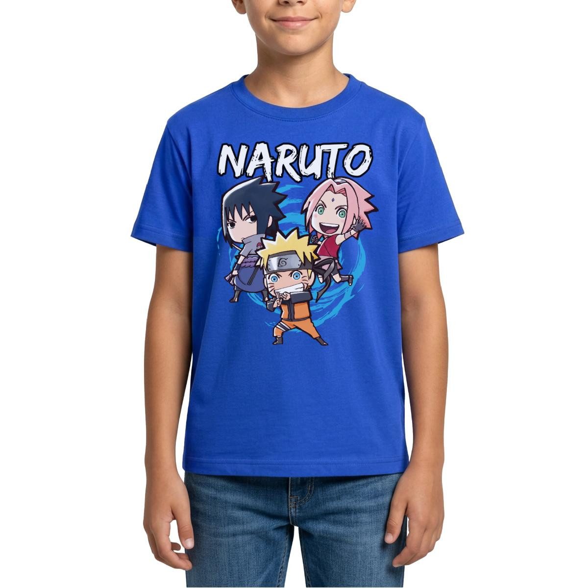 T-Shirt Naruto Shippuden Chibi Naruto, Sakura & Sasuke Teenager T-Shirt