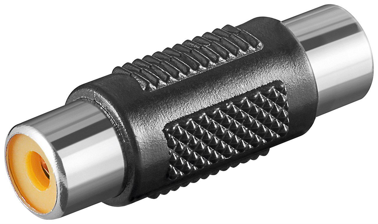 Goobay Cinch-Adapter, Buchse zu Buchse - 1x Cinch-Buchse > 1x Cinch-B HDMI-Kabel