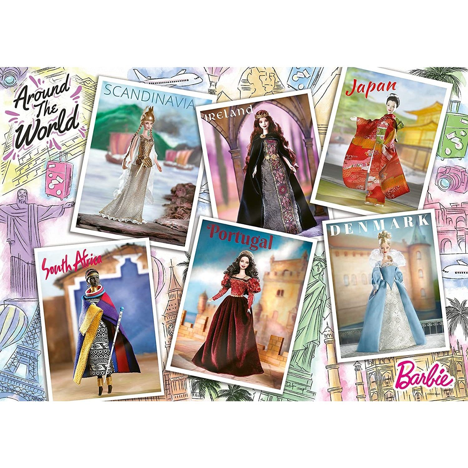 ganzen Ravensburger 1000 Barbie Welt, Ravensburger Teile - Puzzle der auf Puzzleteile, Puzzle