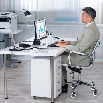 ONECONCEPT Stuhlrolle Bürostuhlrollen 5 Rollen 10 x 22 mm 360° drehbar austauschbar, (1-St)