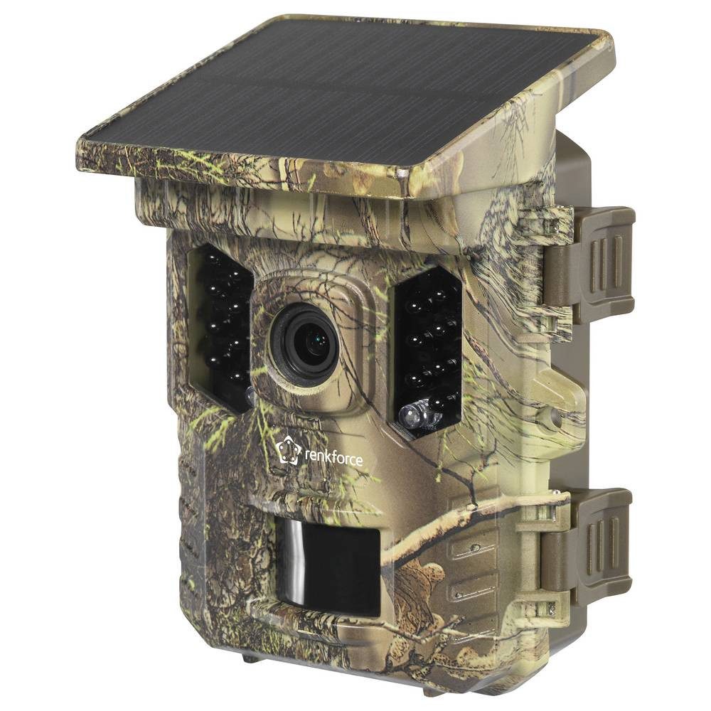 Renkforce Wildkamera Wildkamera, 32 Megapixel mit Bluetooth, WLAN und Solarmodul RF-6442926
