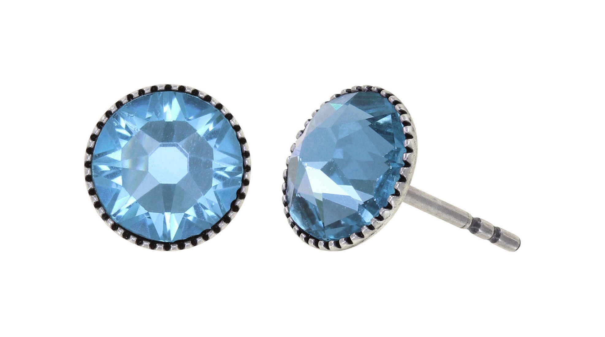 KONPLOTT Paar Ohrstecker Konplott: Ohrstecker Black Jack big - basics