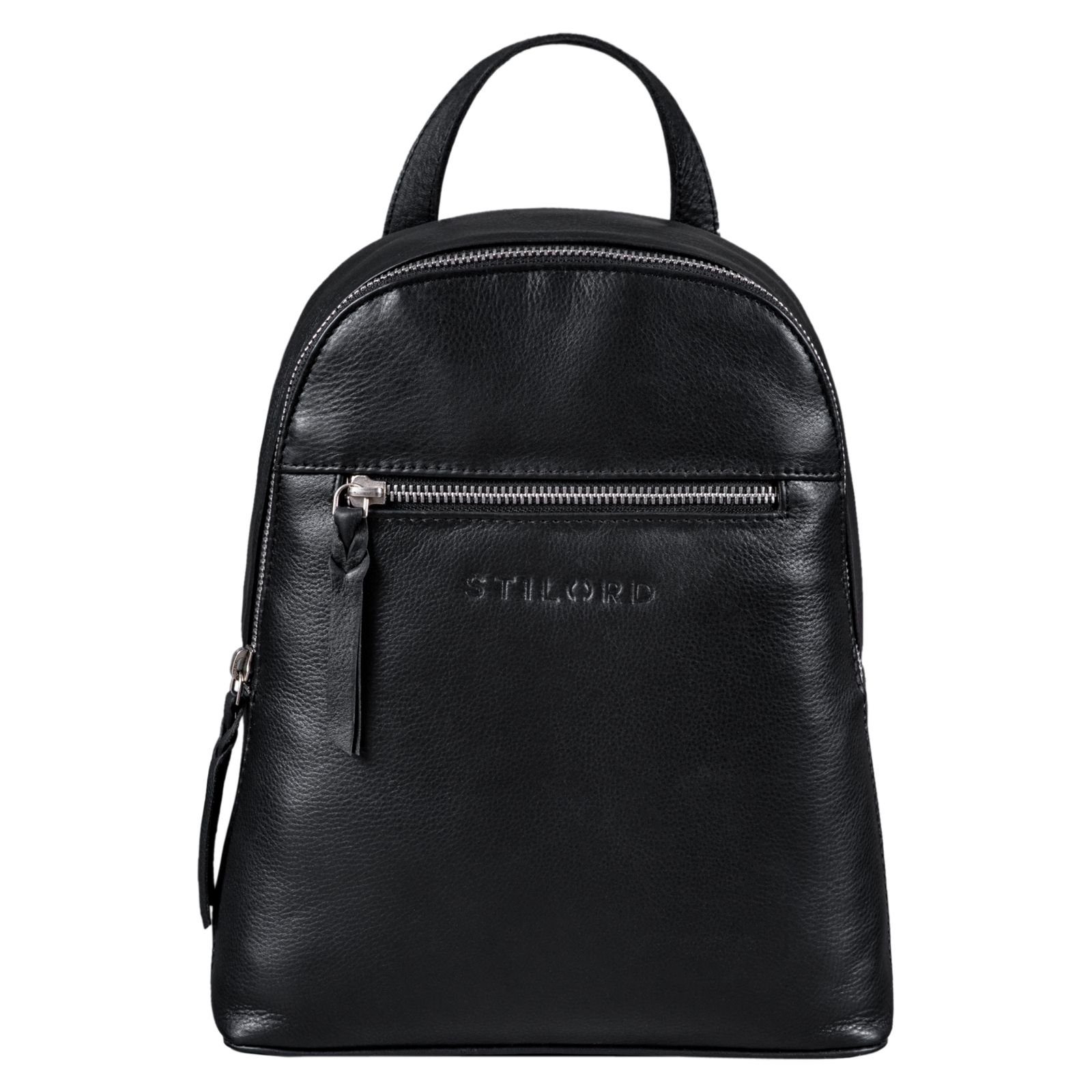 STILORD Cityrucksack "Amira" Kleiner Rucksack Frauen Leder