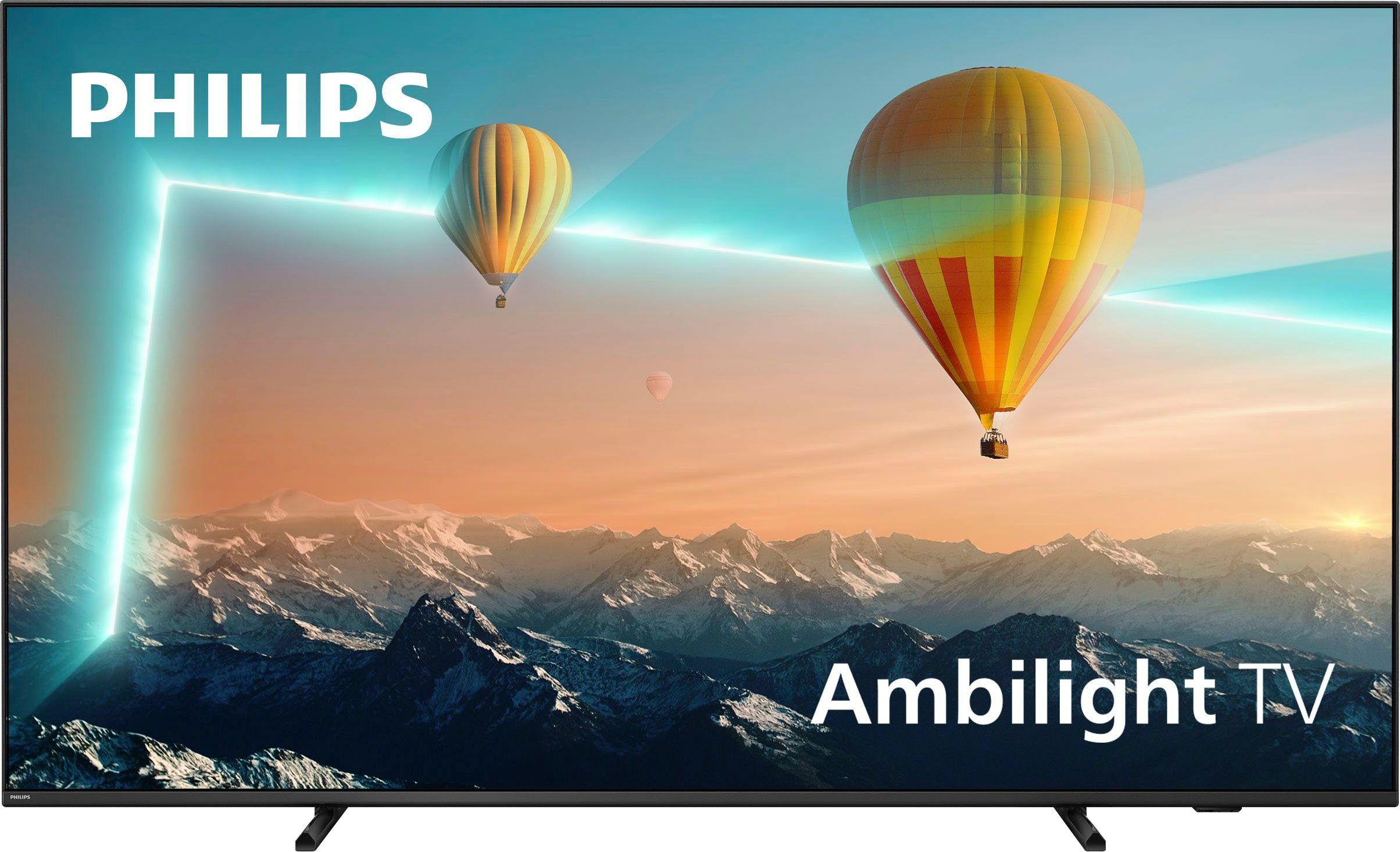 HD, Android Zoll, cm/50 Smart-TV) 4K Ultra TV, Philips LED-Fernseher 50PUS8007/12 (126