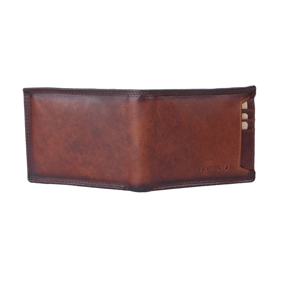 SHG RFID mit Brieftasche Büffelleder Lederbörse Portemonnaie, Geldbörse Männerbörse Leder Herren Münzfach Börse Schutz