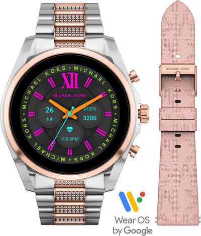 MICHAEL KORS ACCESS GEN 6 BRADSHAW, MKT5137 Smartwatch (Wear OS by Google) Set, 2-tlg., mit Wechselband