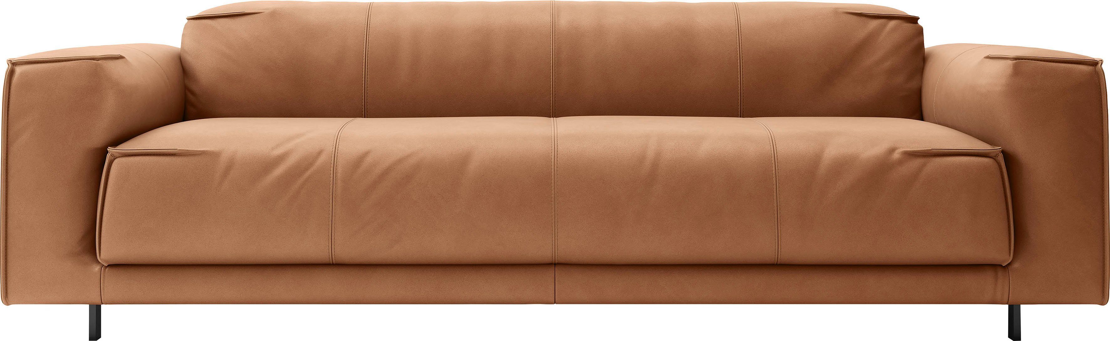 freistil ROLF BENZ 3-Sitzer freistil 136, Meisterwerk der Handwerkskunst, hochwertige Polsterung, mit besonderer Nahtverarbeitung