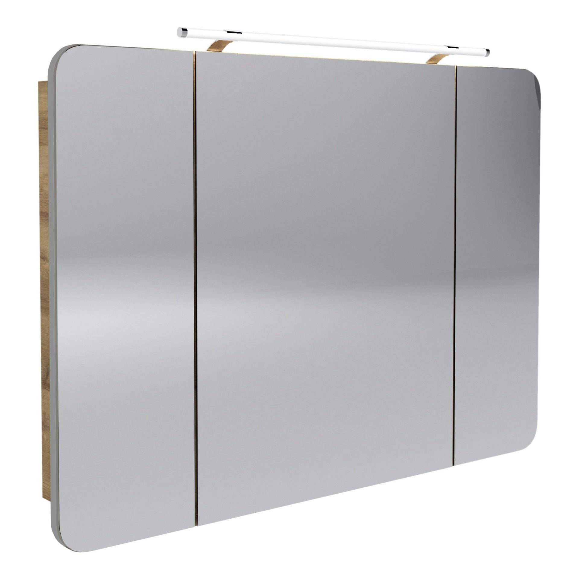BADEDU Spiegelschrank LED Spiegelschrank, Badschrank, Spiegelkasten, Badezimmerschrank
