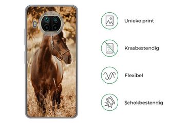 MuchoWow Handyhülle Pferd - Sonne - Porträt - Natur - Braun, Phone Case, Handyhülle Xiaomi Mi 10T Lite, Silikon, Schutzhülle