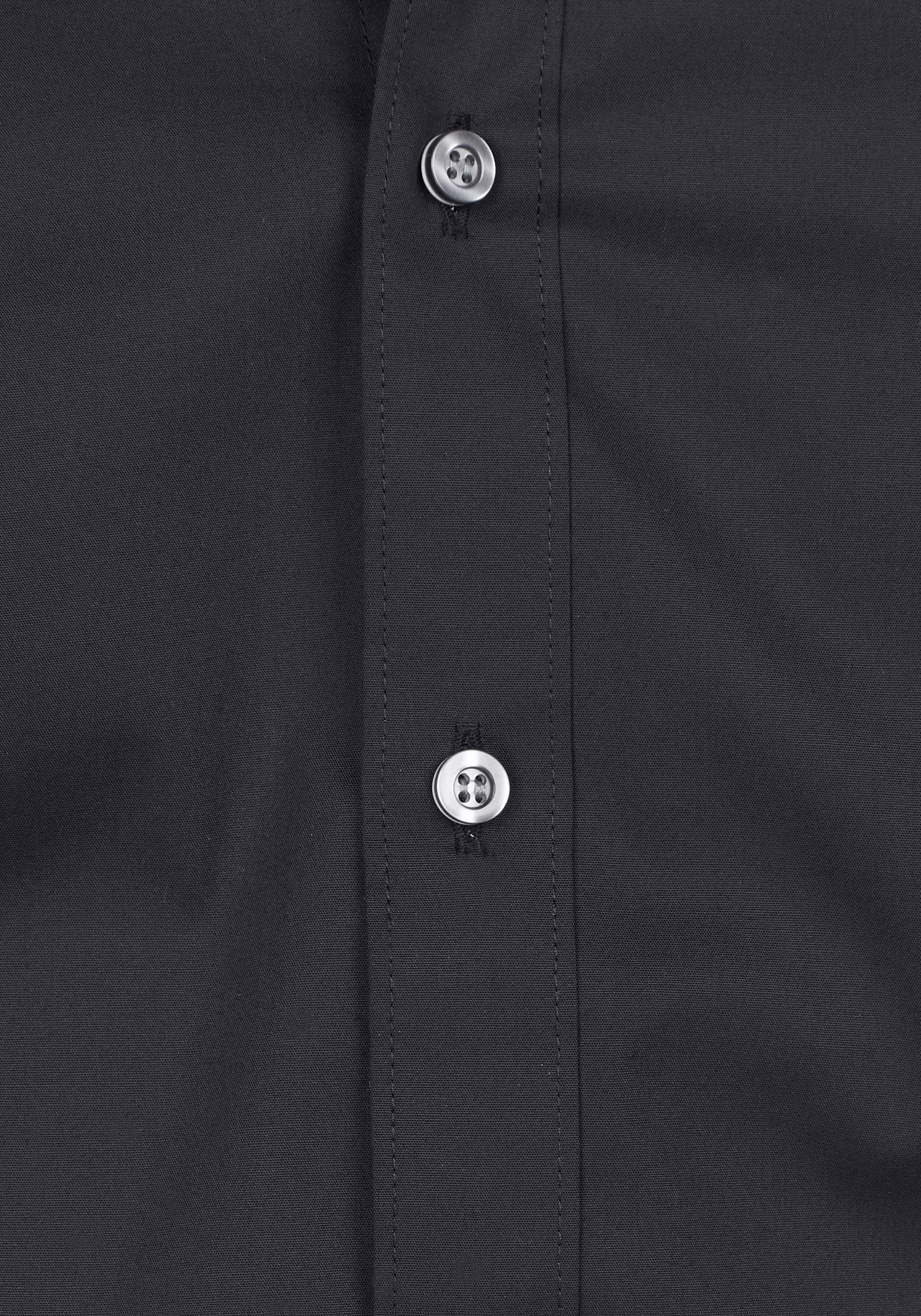 OLYMP mit Ärmel schwarz Level Five Businesshemd body langem fit extra