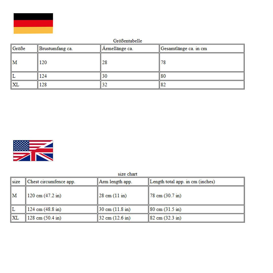 Battle Merchant Wikinger-Kostüm Wikinger Tunika, rot L