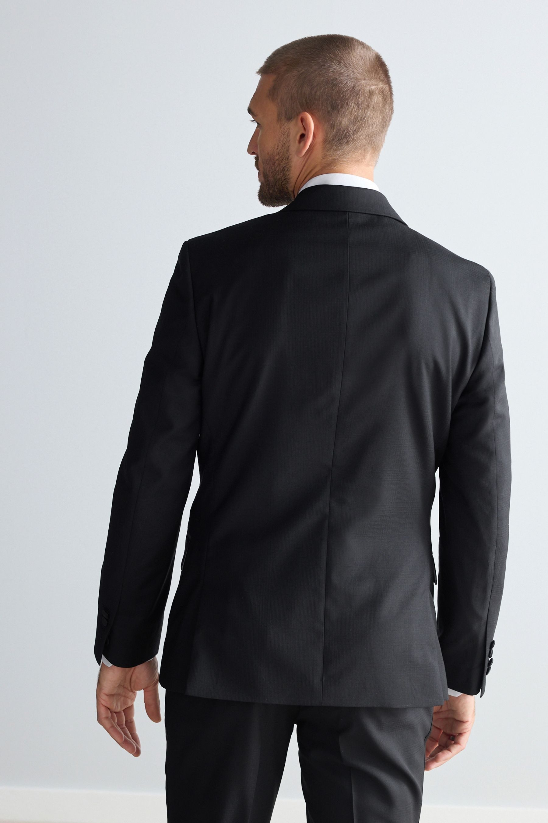 Next Smokingsakko Slim Fit Signature Smoking-Anzugsakko, kariert (1-tlg)