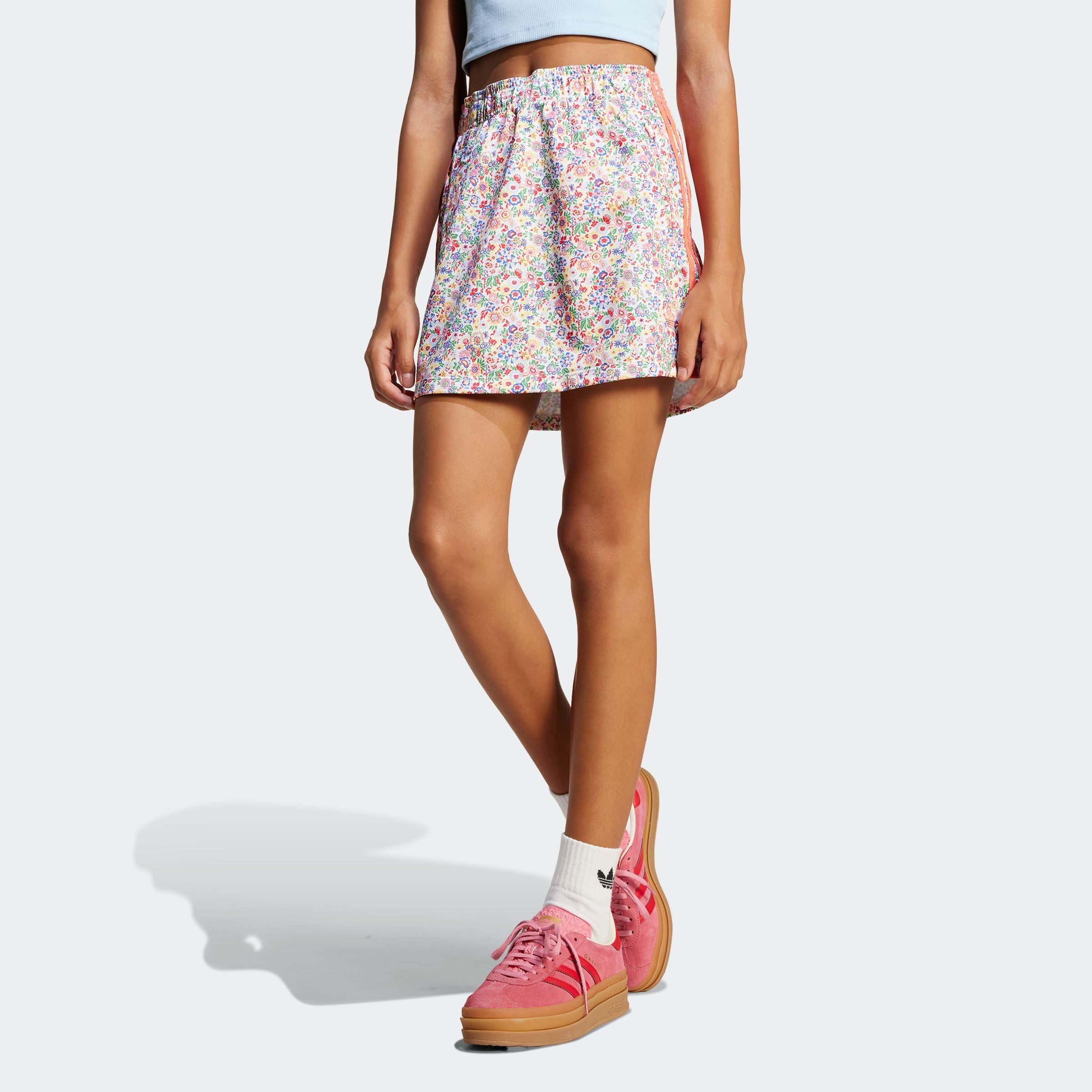 adidas Originals Sweatrock ADIDAS ORIGINALS X LIBERTY LONDON KIDS schmale Passform, aus weichem, strukturiertem Trikotmaterial