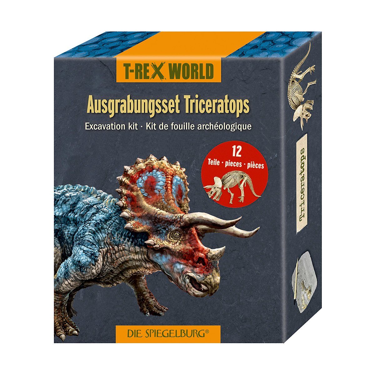 ab 5 Jah Die Spiegelburg Ausgrabungsset Dinoschädel Triceratops T-Rex World 