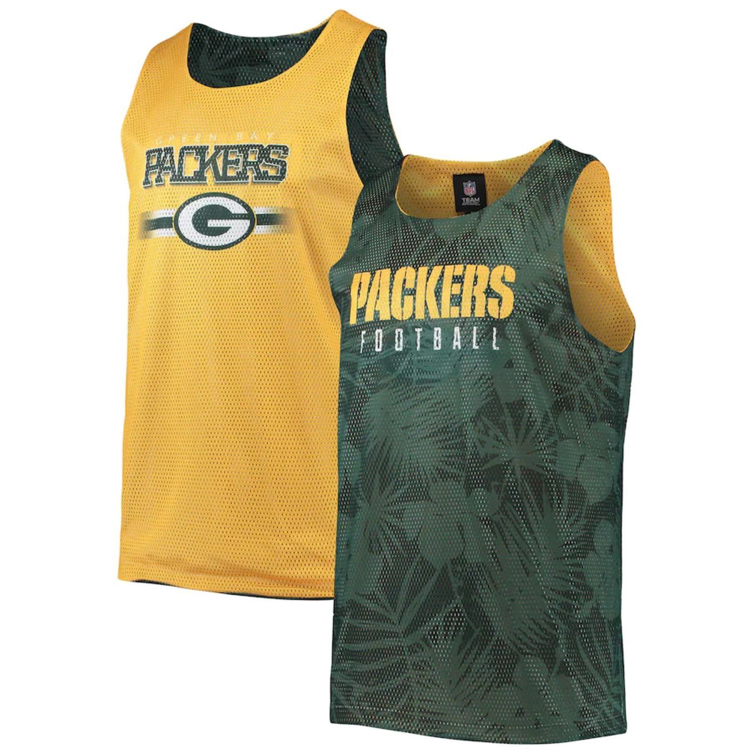 Packers Muskelshirt Reversible Bay Floral NFL Forever Green Collectibles