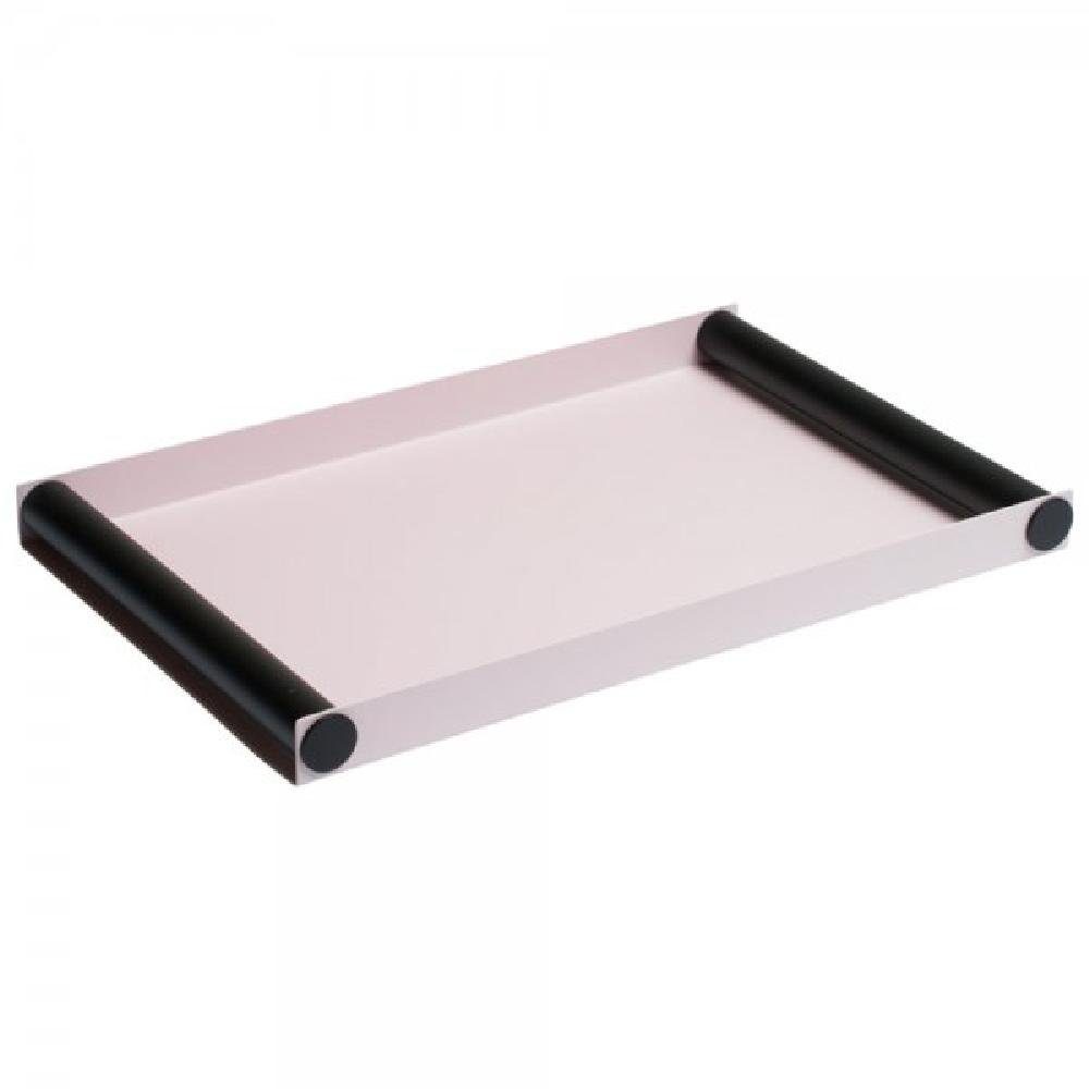 Design Letters Tablett Tablett Ray Tray Pastel Beige / Black (40cm)