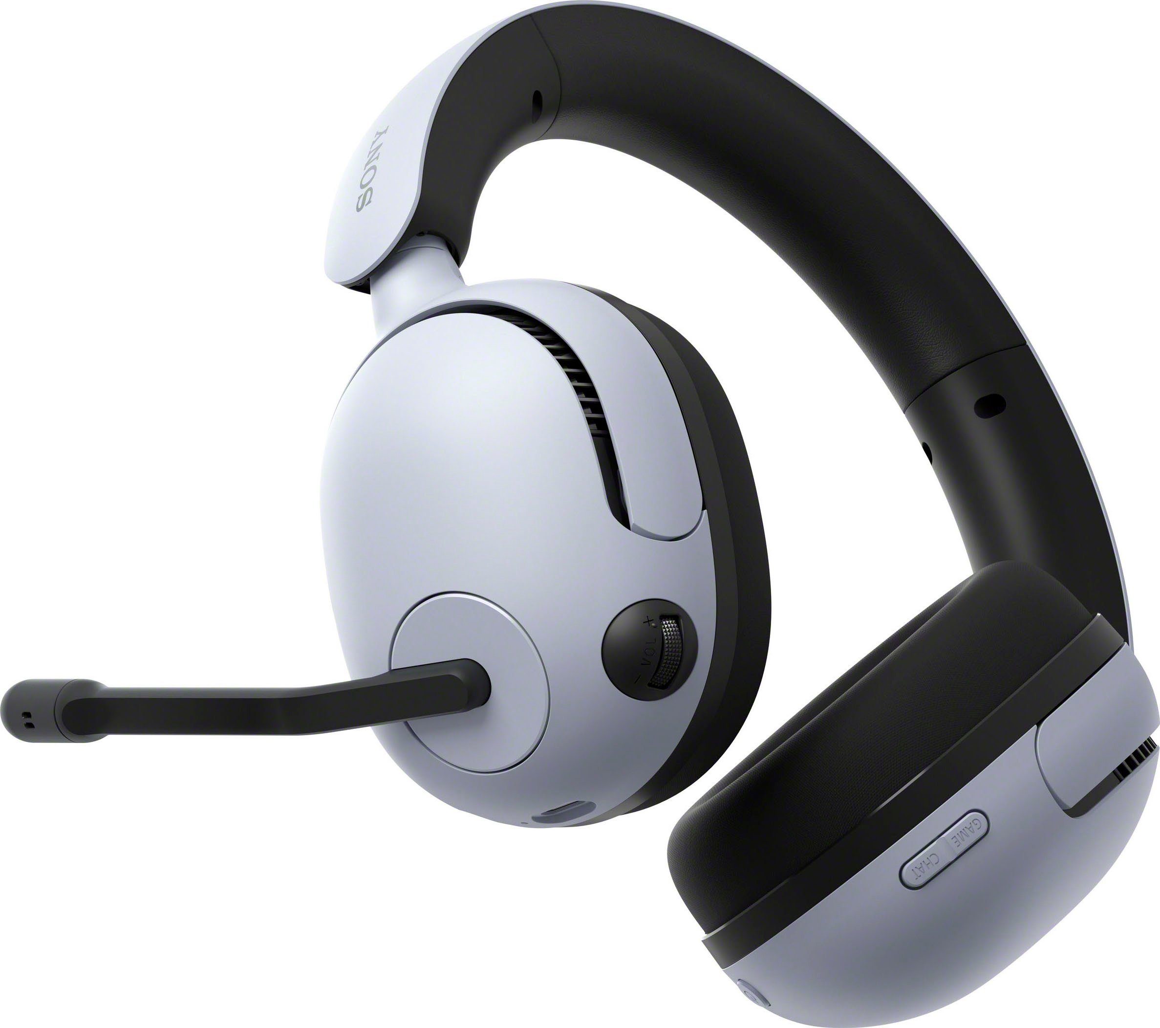 Gaming-Headset 360 (Rauschunterdrückung, Bluetooth, INZONE AI) geringe SpatialSound, H5 Sony weiß 28Std Mic mit Latenz, Akkulaufzeit,