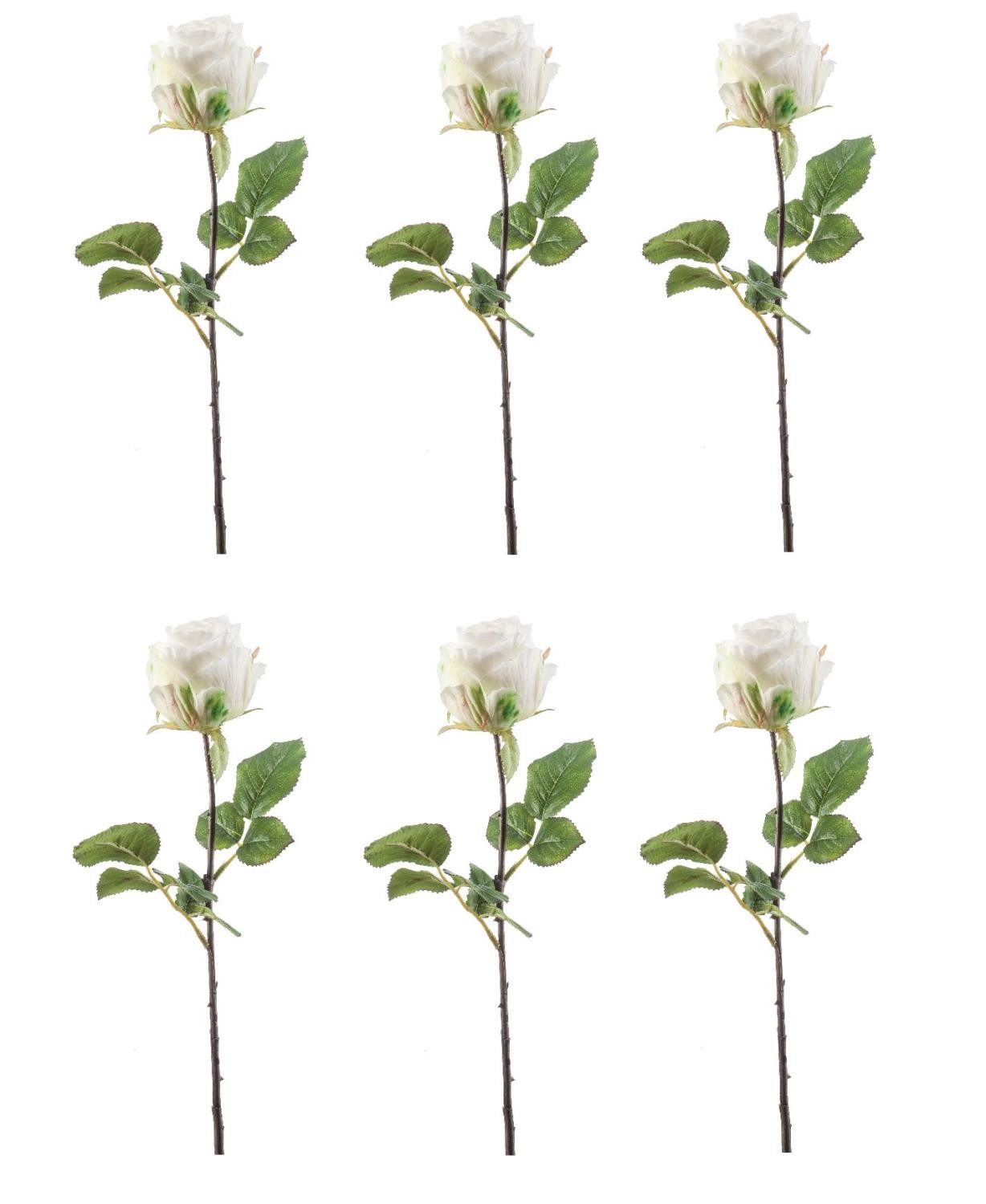 Kunstblume Weiß, Durchmesser 6 cm, Emerald, Höhe 57 cm. € 24,90