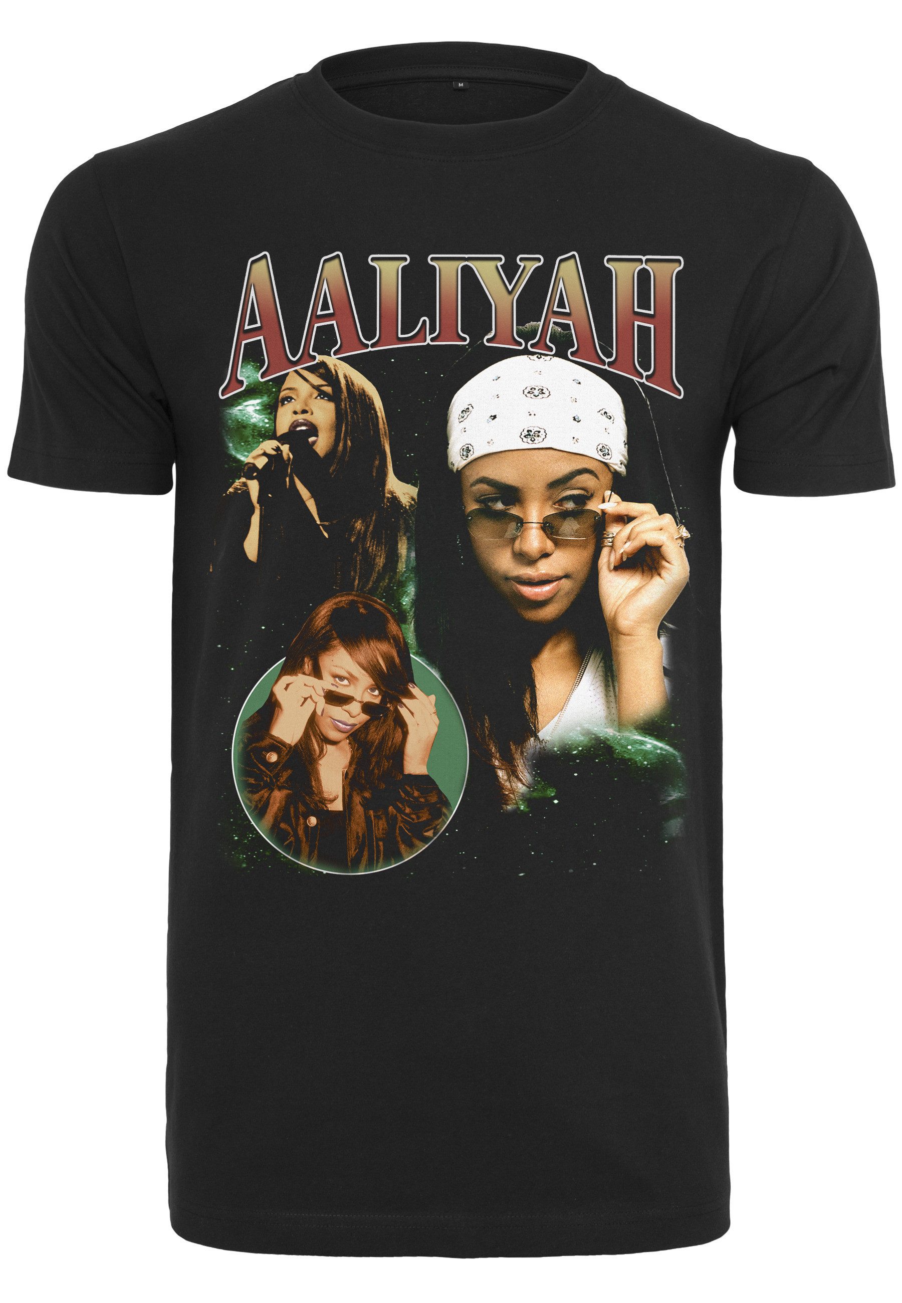 T-Shirt Merchcode Herren Aaliyah Retro Tee