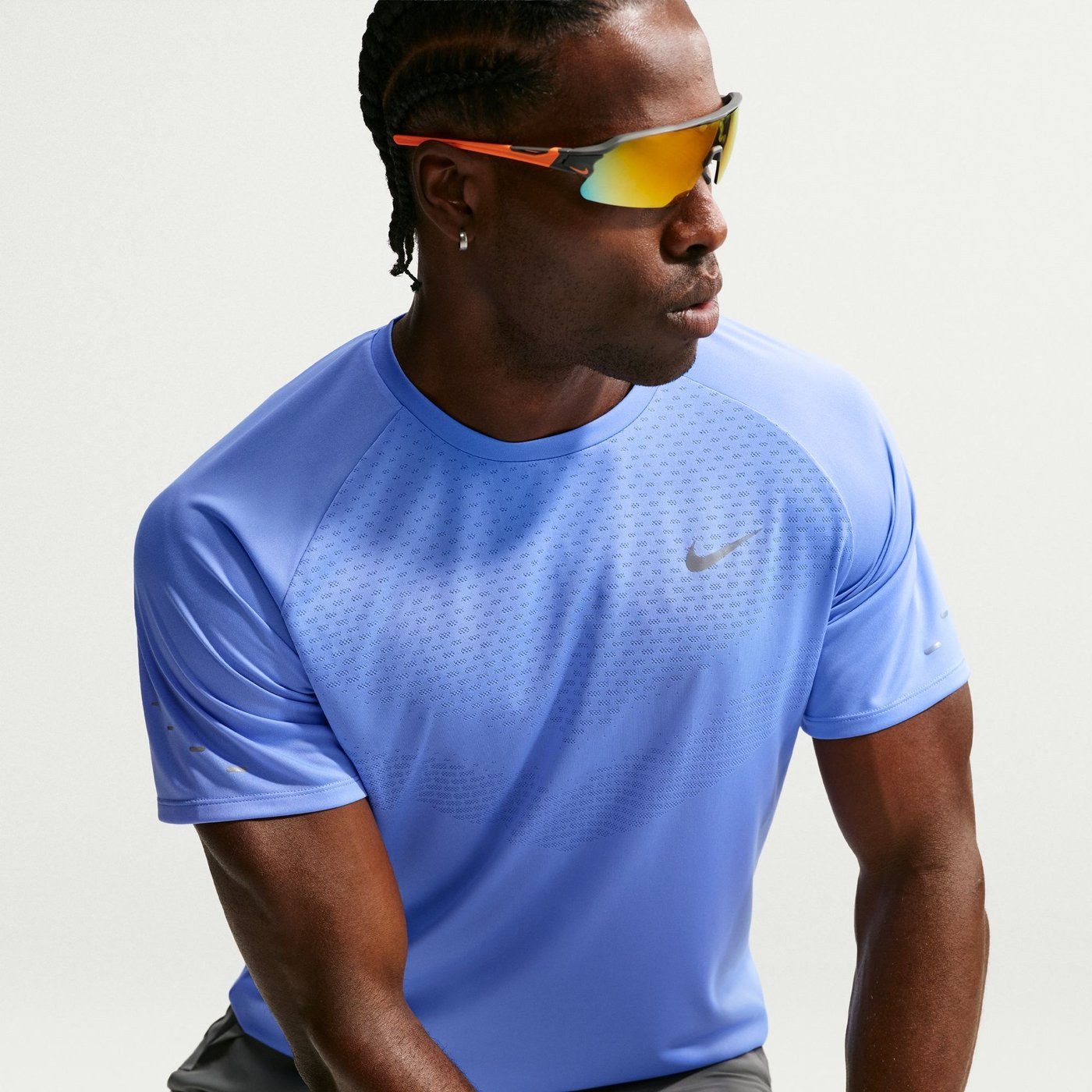 Nike Kurzarmshirt M NK DFADV STRIDE SS TOP ROYAL PULSE/REFLECTIVE SILV – Bild 5 von 5