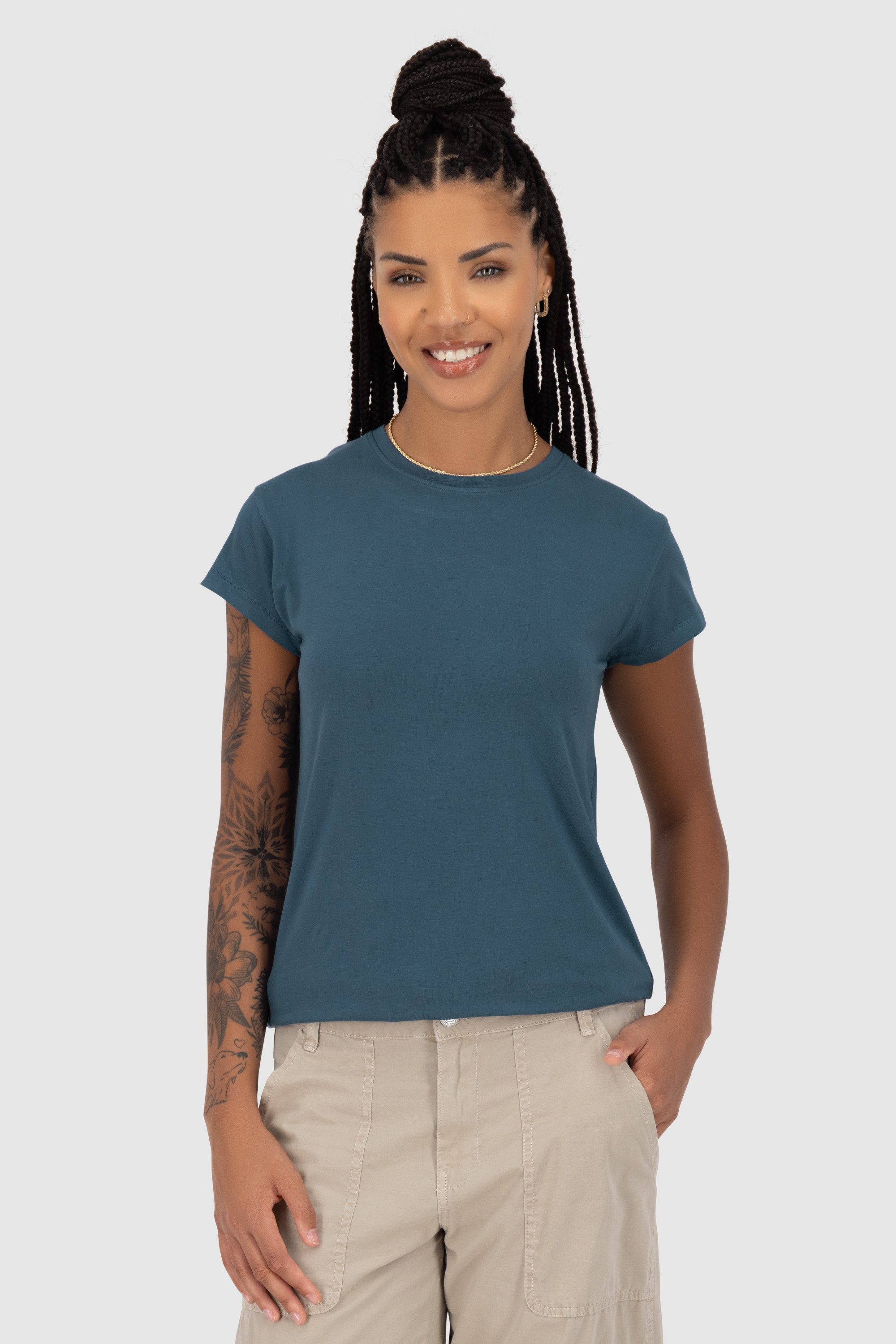 Alife & Kickin Rundhalsshirt "Damen AriAK" günstig online kaufen