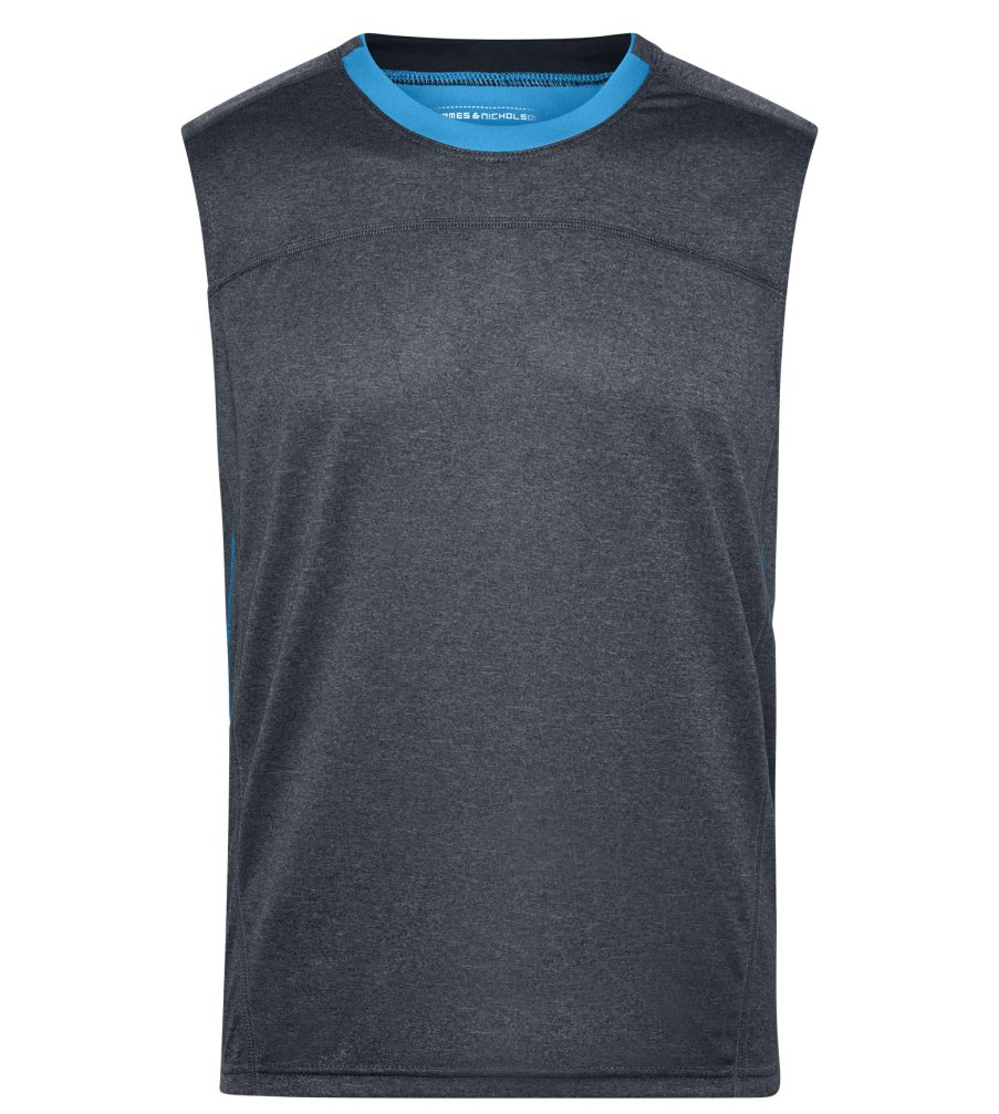 James & Nicholson Lauftop Doppelpack Sportliches Herren Lauf Top aus Funktionspolyester JN470 (Doppelpack, 2er-Pack) Feuchtigkeitsregulierendes Material