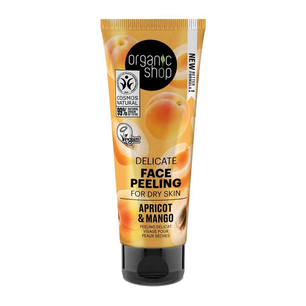 Tagescreme Natura Siberica Apricot Delicate Peeling Facial Piel Seca 75ml