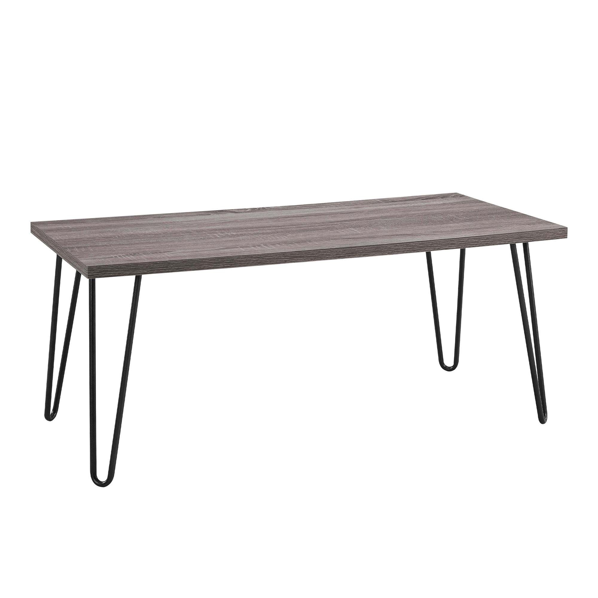 loft24 Couchtisch Owen - Wohnzimmertisch, Sofatisch, Beistelltisch, Kaffeetisch (1-St), Industrial Couchtisch, moderner Couchtisch, rechteckig, Metallbeine