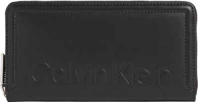 Calvin Klein Geldbörse MINIMAL HARDWARE Z/A WALLET LG, mit Logo Prägung