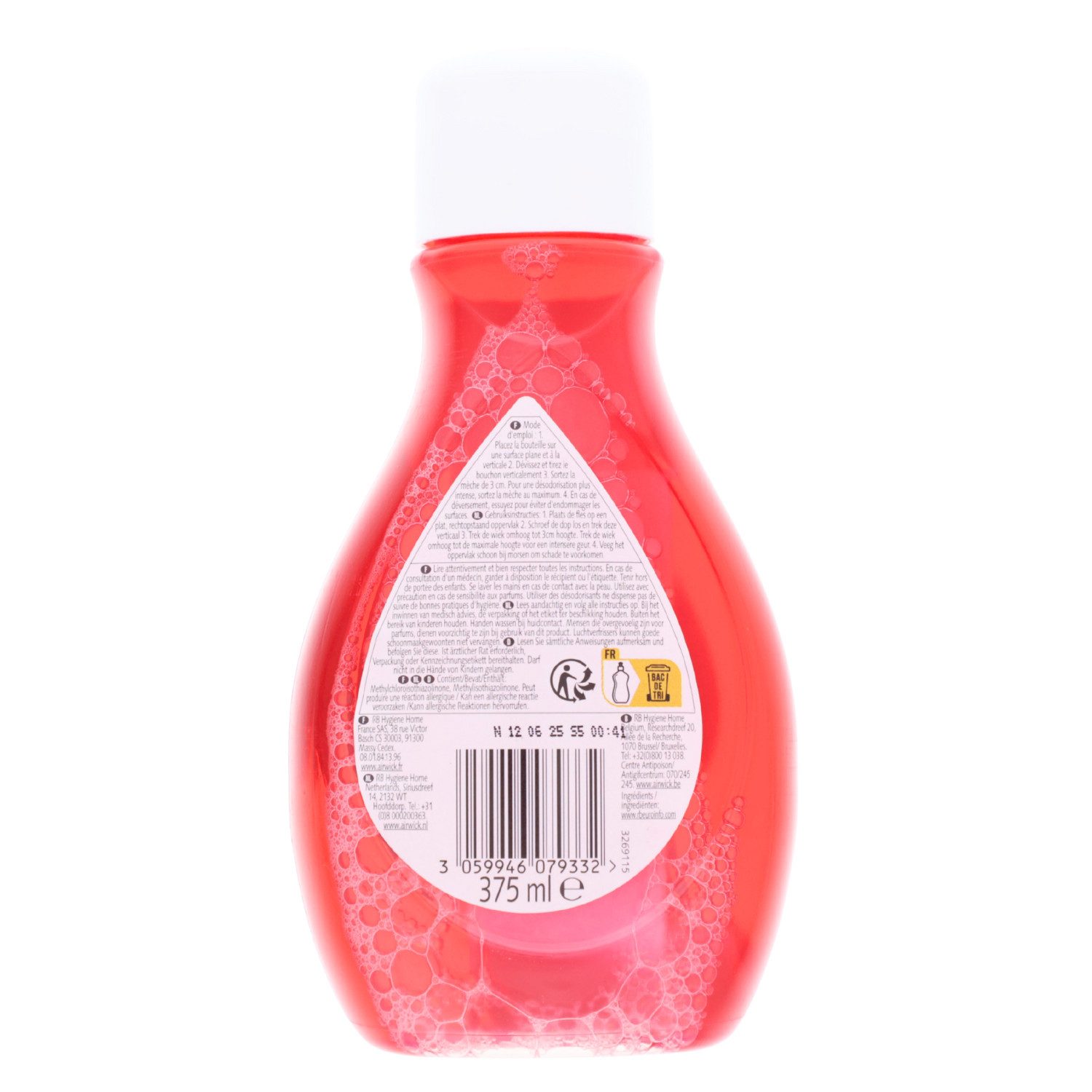 Air Wick Raumduft 3 x Air Wick Aktiv Lufterfrischer je 375 ml Himbeerblüte