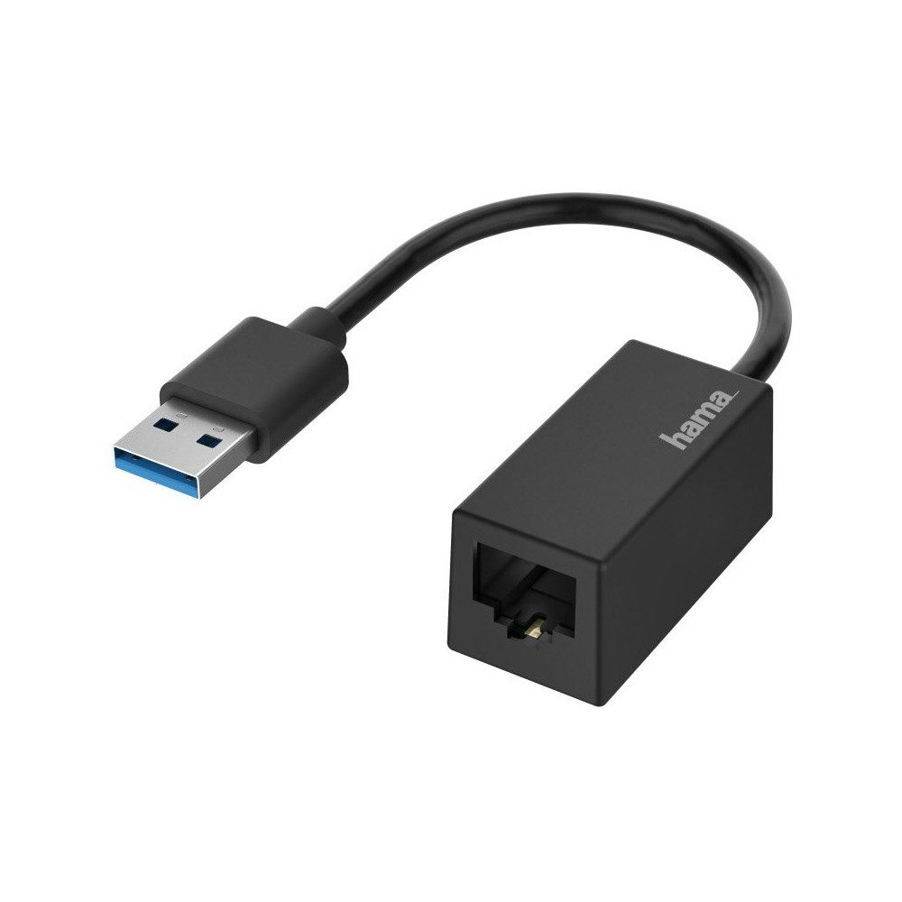 Hama Hama USB-A auf RJ45 Gigabit Ethernet Adapter Adapter USB-A ...