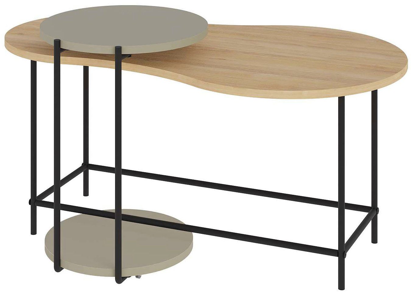 Decortie Couchtisch CUDDLE COUCHTISCH (Packung, 1-St), Leichte Montage, Lagerung, Platzsparend