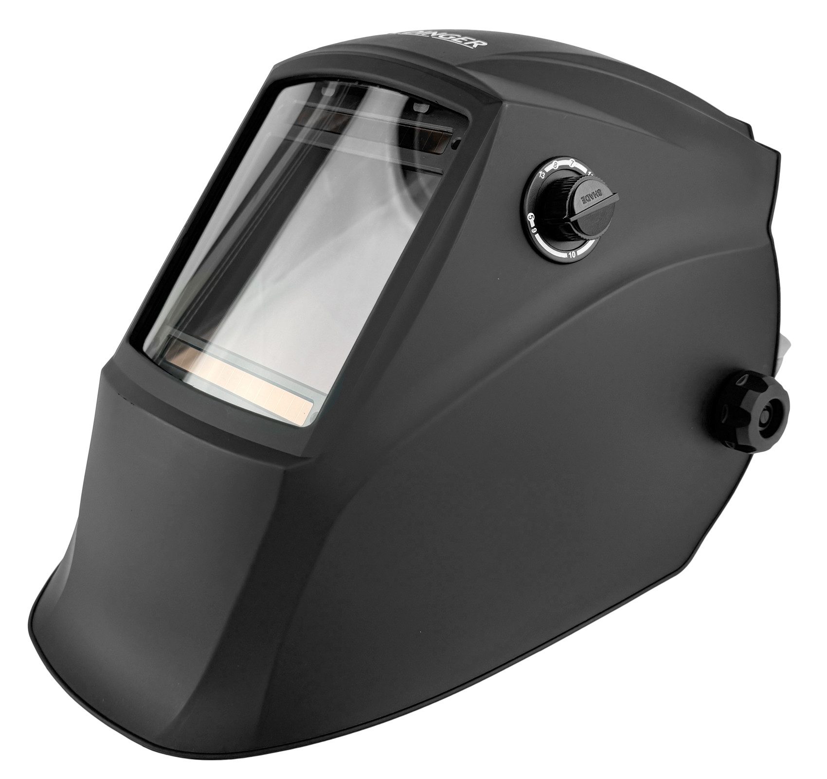 WELDINGER Schweißhelm Automatik-Schweißhelm AH 500 Realcolor DIN 5-8/9-13 großes Sichtfeld, stufenlose Verdunkelungseinstellung
