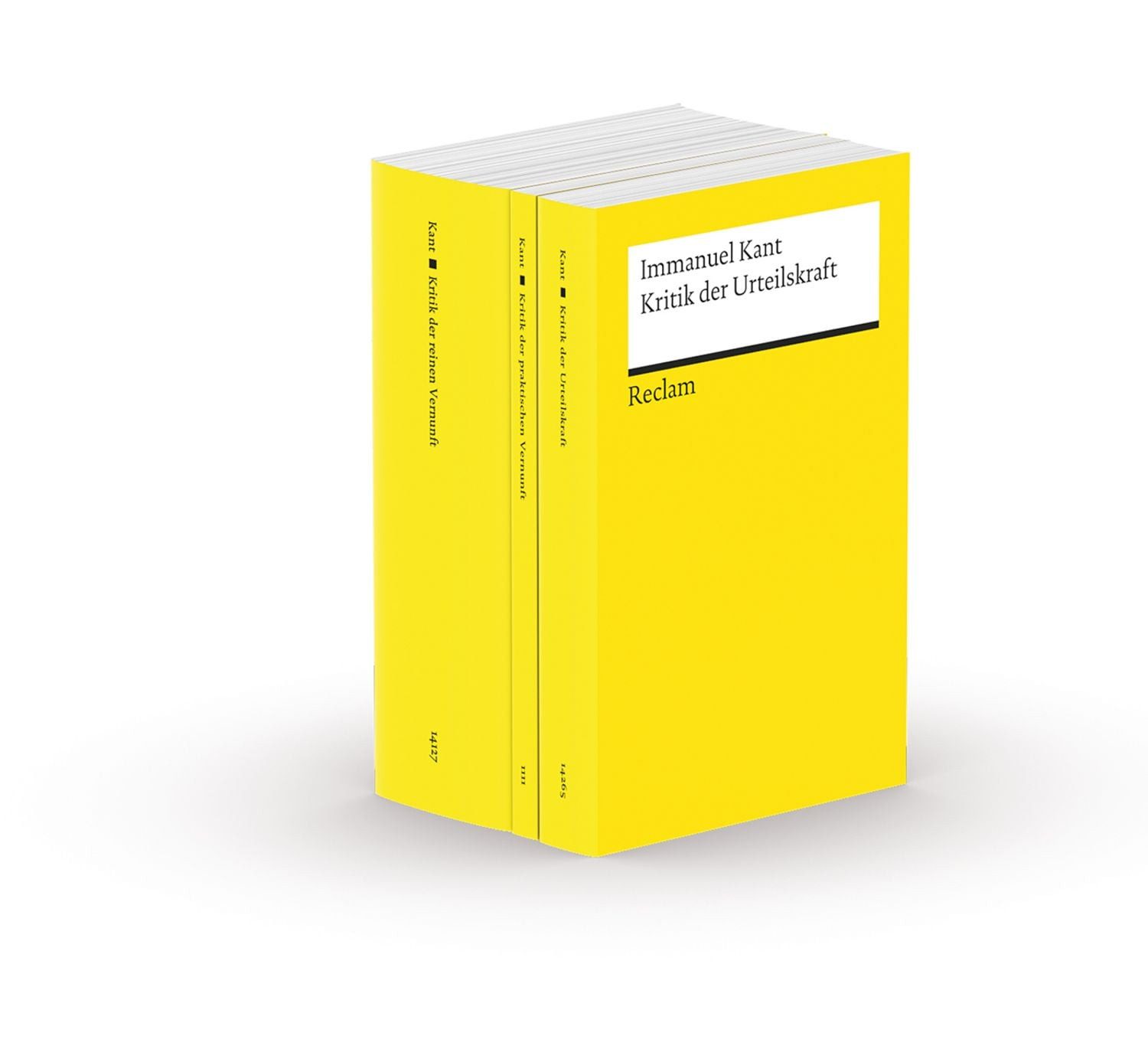 Die drei Kritiken: Kritik der praktischen Vernunft - Kritik der reinen / Immanuel Kant