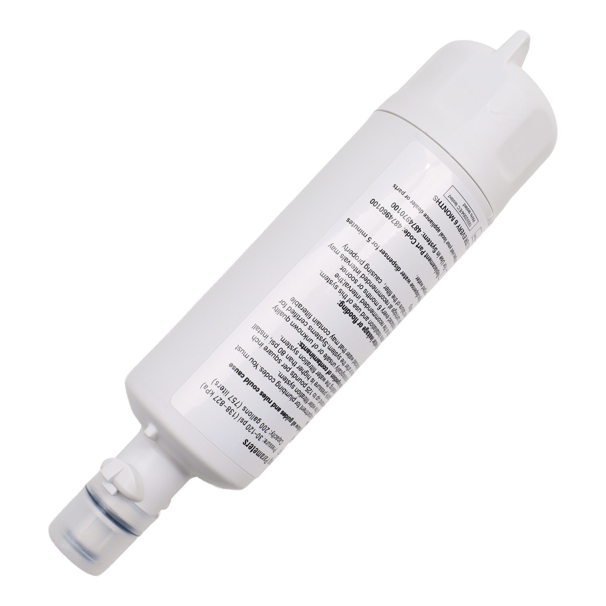 BEKO Wasserfilter Filter intern 4874960100, für Kühlschrank SideBySide